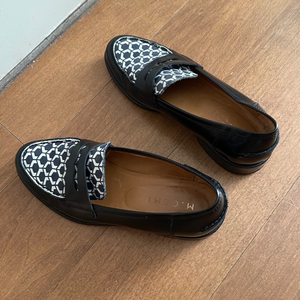 M. Gemi Geo Print Loafers - Picture 4 of 6